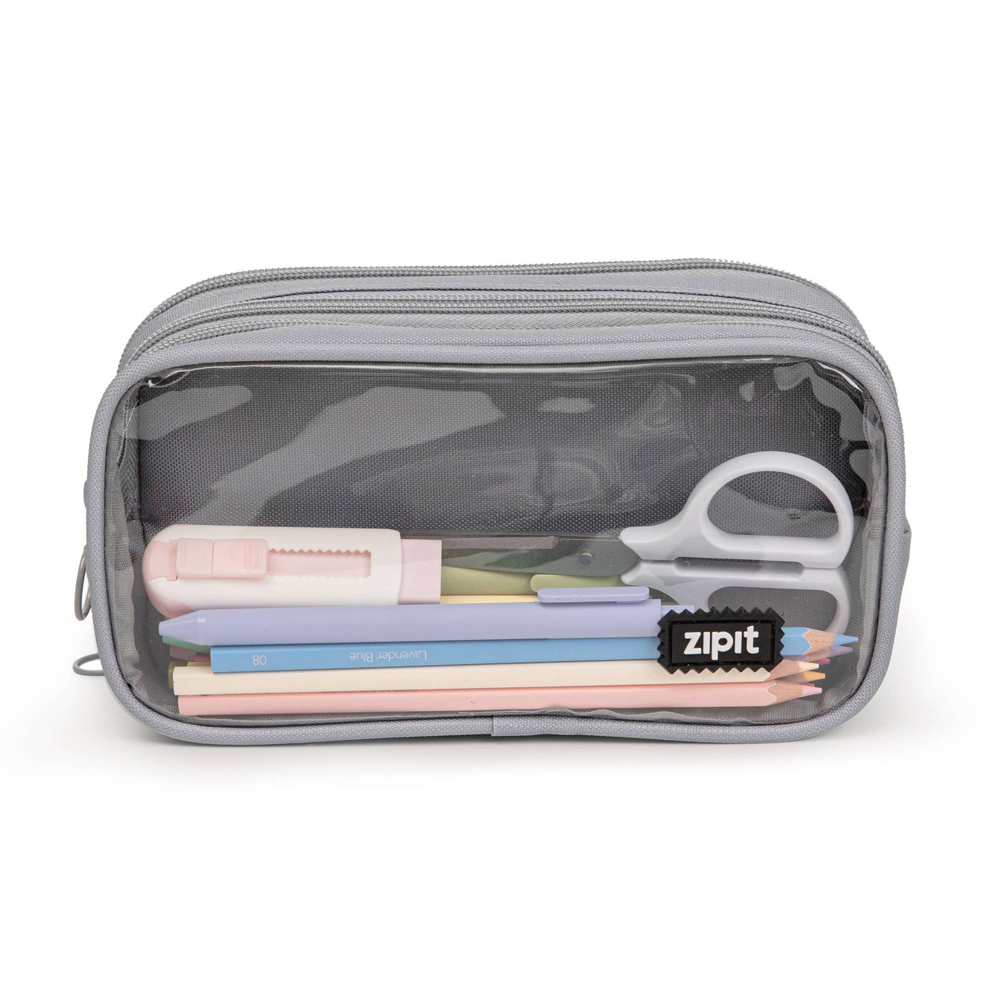 ZIPIT Half & Half Pencil Case, Aesthetic Pouch | Back to School