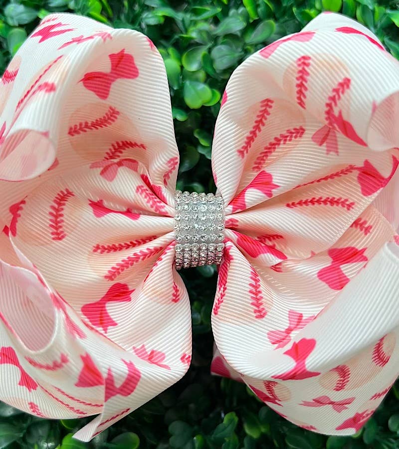 COQUETTE PRINTED HAIR BOW