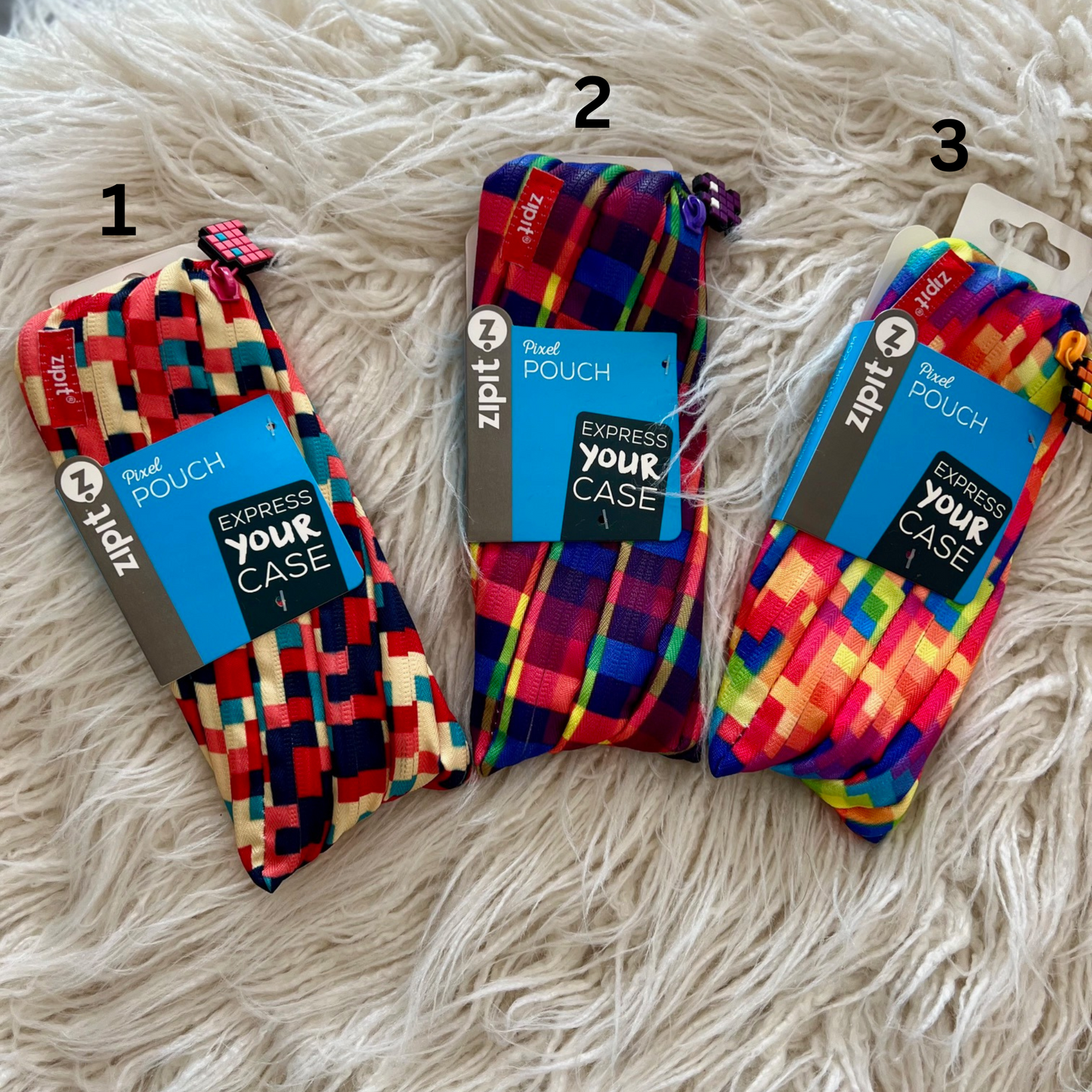 ZIPIT Pixel Pouch | Back to school
