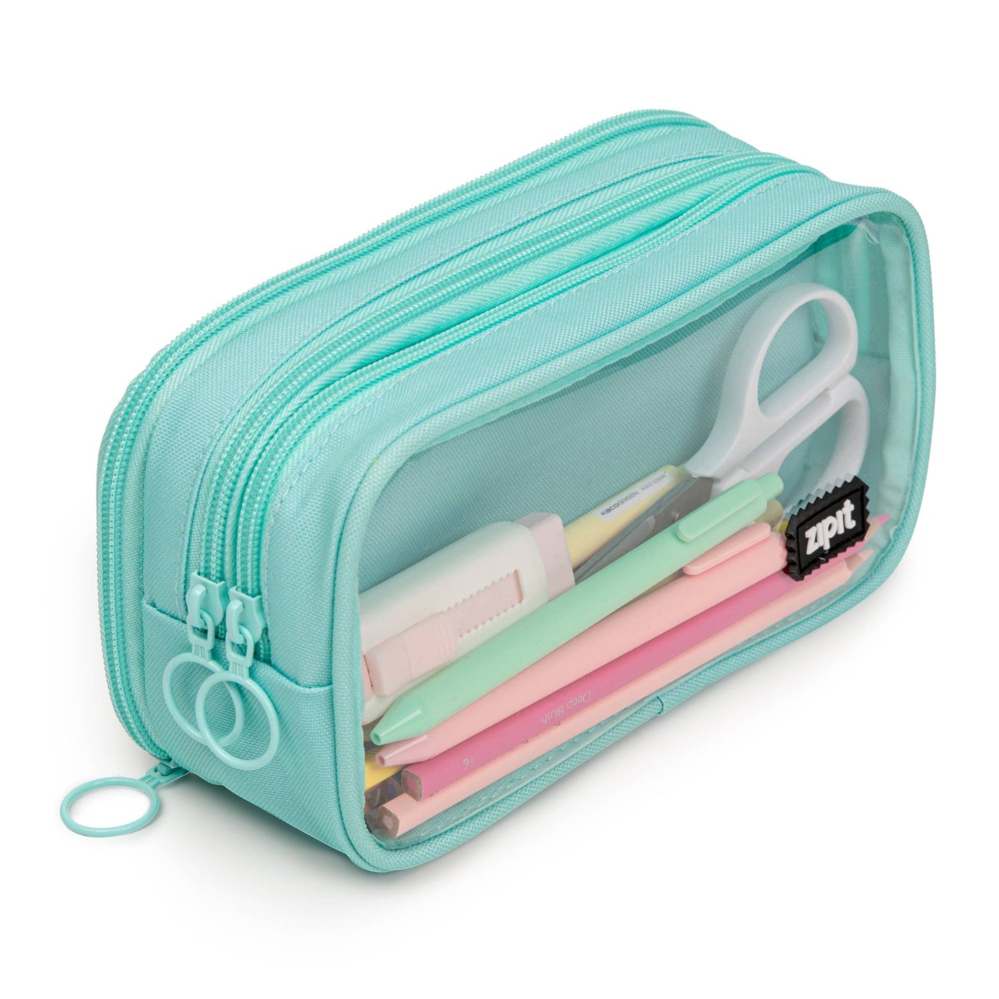 ZIPIT Half & Half Pencil Case, Aesthetic Pouch | Back to School