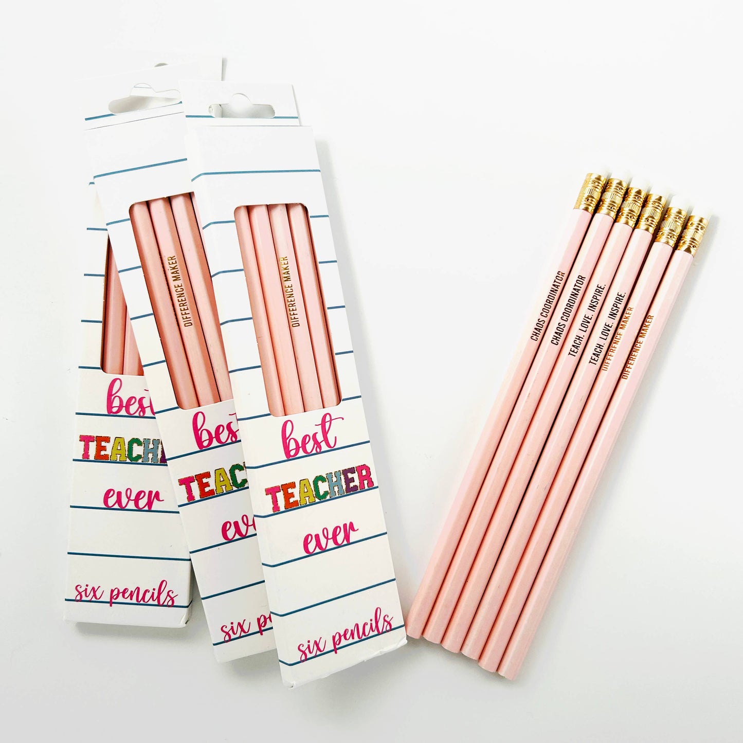 Teacher Gift Pencil Set of 6