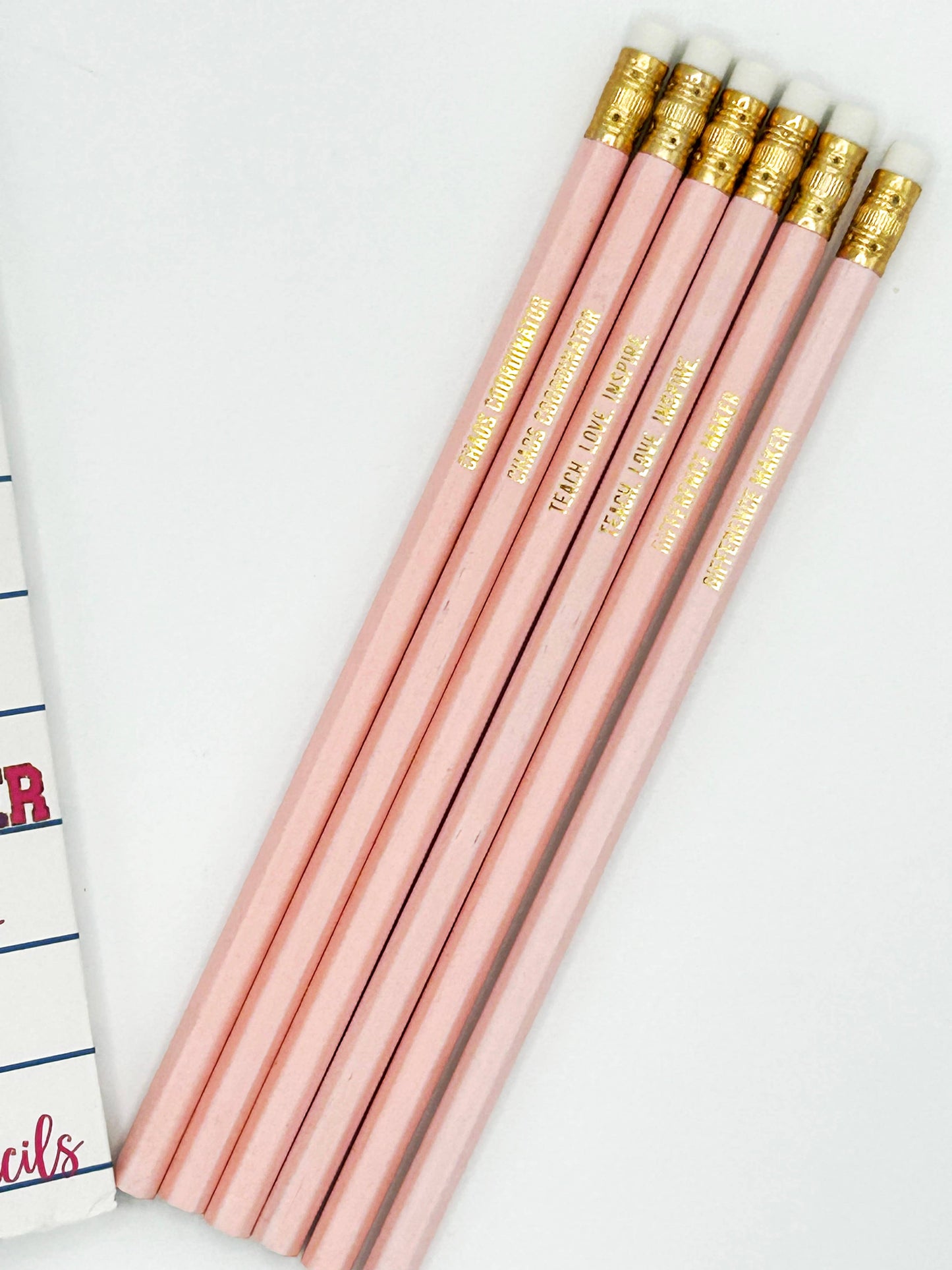 Teacher Gift Pencil Set of 6