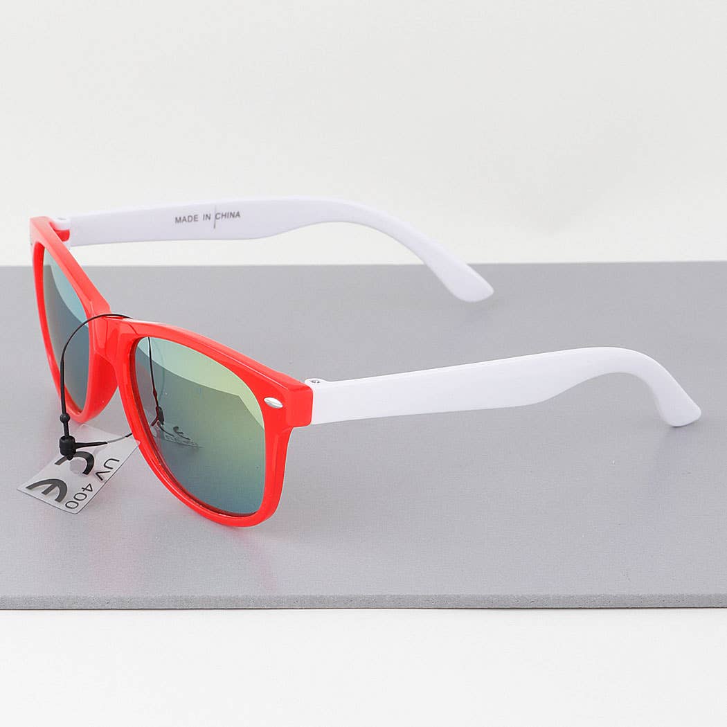 KIDS Bright Two Toned Polycarbonate Sunglasses