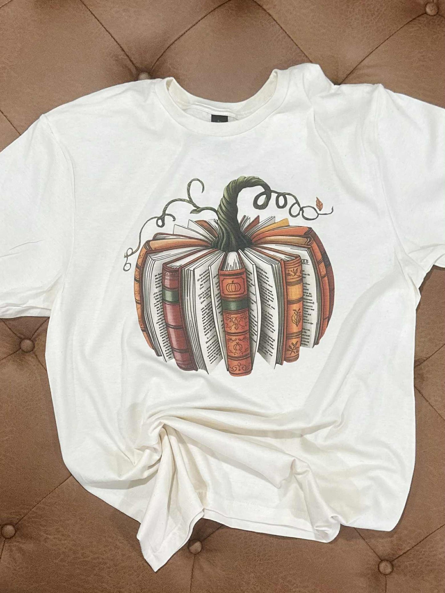 Book Pumpkin Tee
