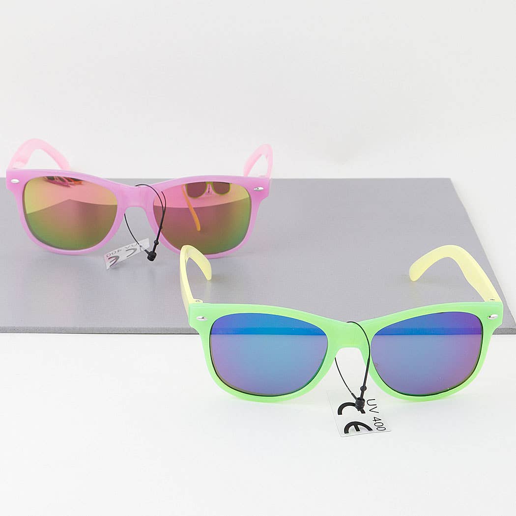 KIDS Bright Two Toned Polycarbonate Sunglasses