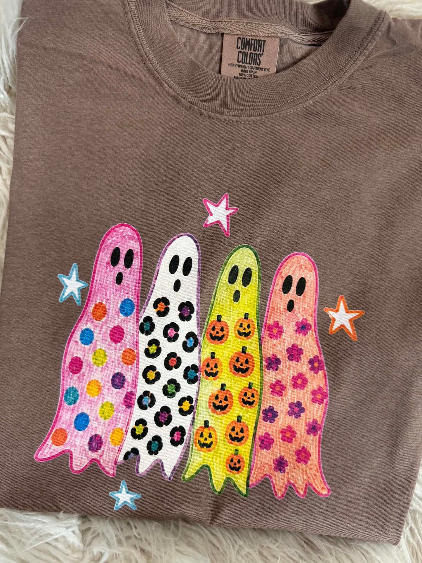 Bright Colorful Ghost