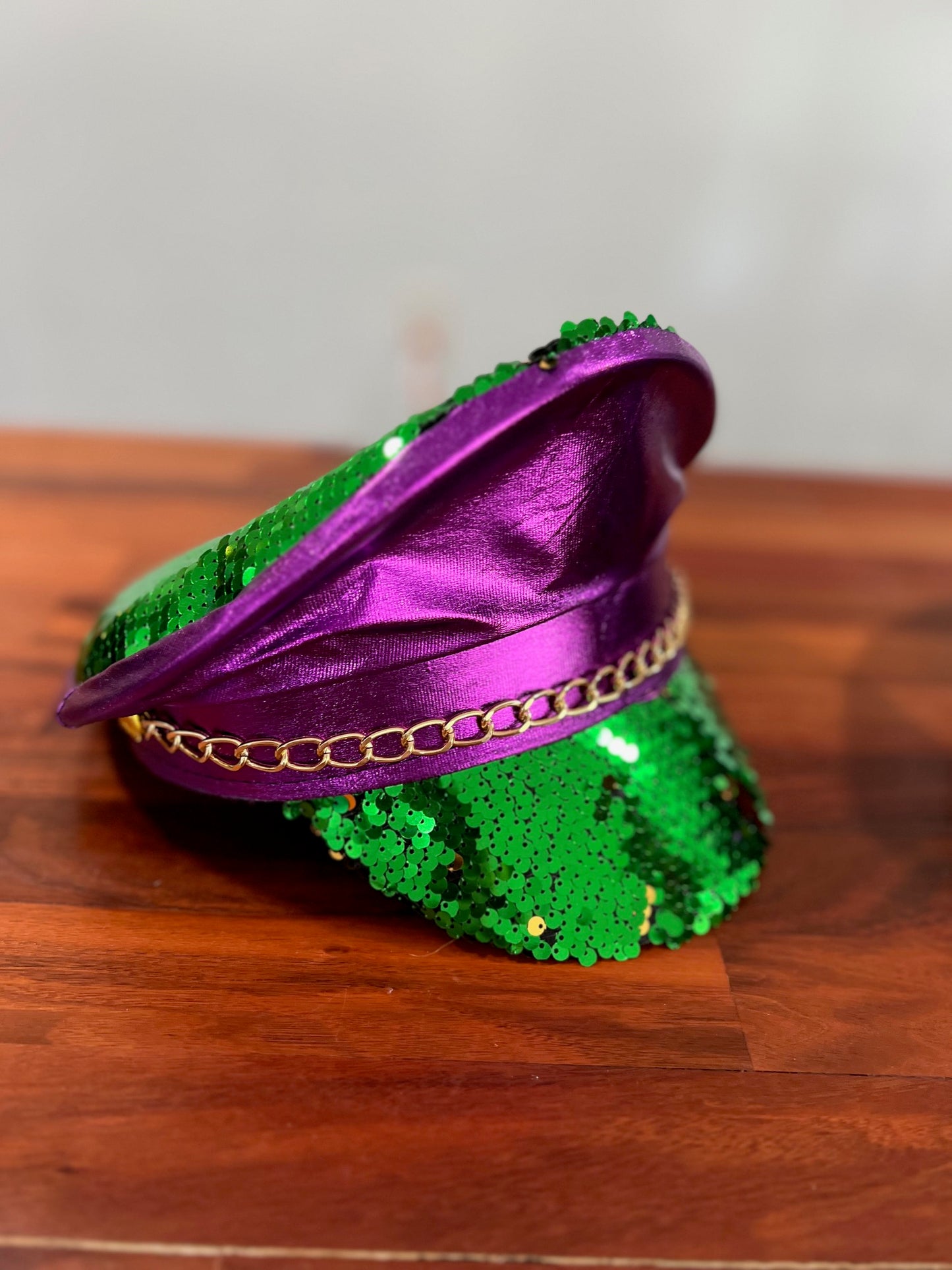 Mardi Gras Sequin Hat