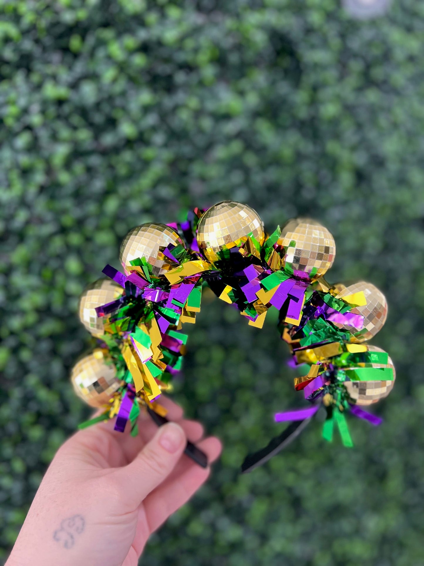 Mardi Gras Disco Ball Headband