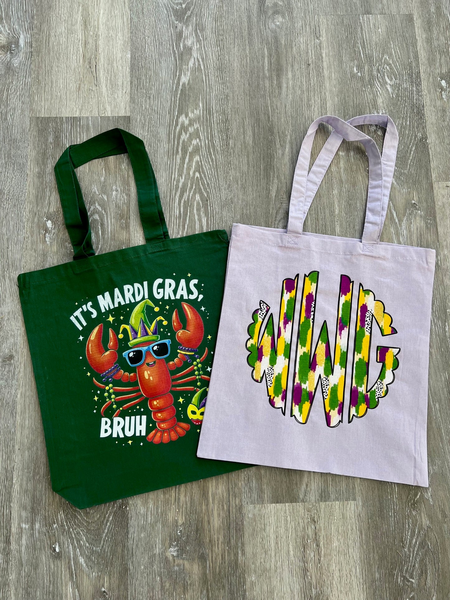 Mardi gras Bead bags