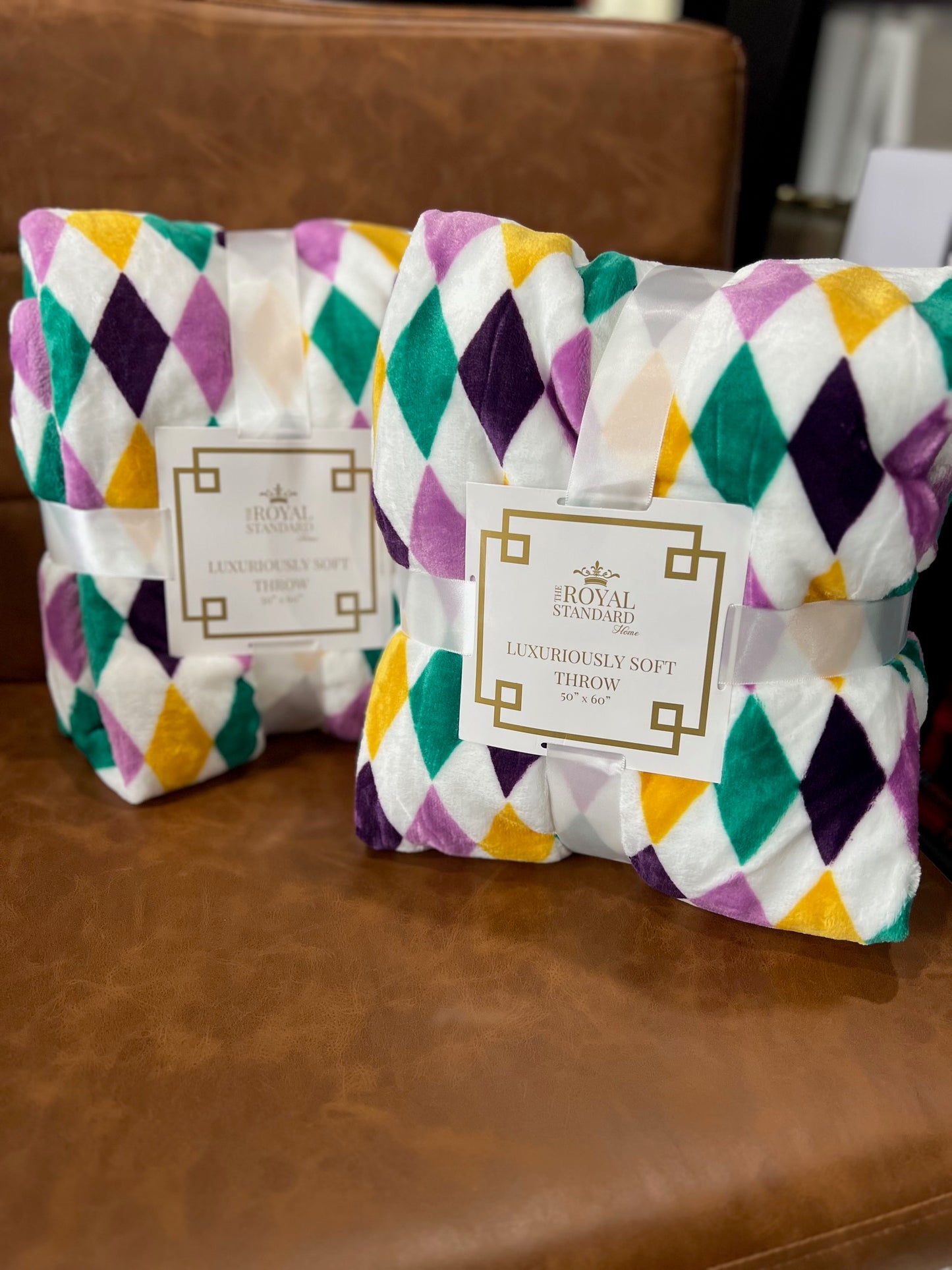 Mardi Gras Blanket
