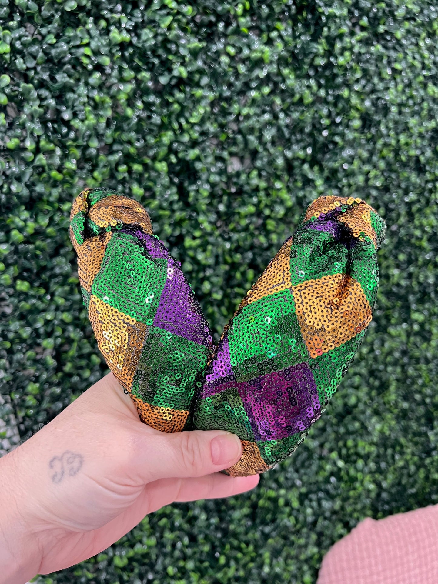 Mardi Gras Harlequin Sequin Headband