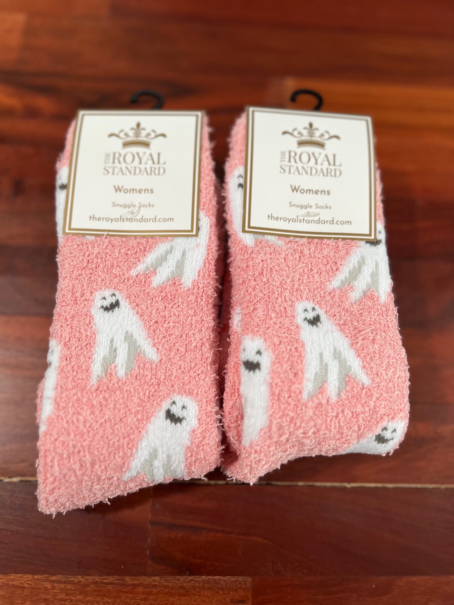 Womans Pink Ghost socks