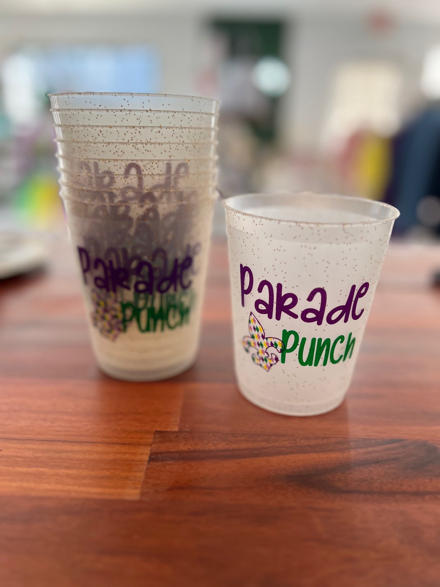Mardi Gras Party Cups | Set of 10