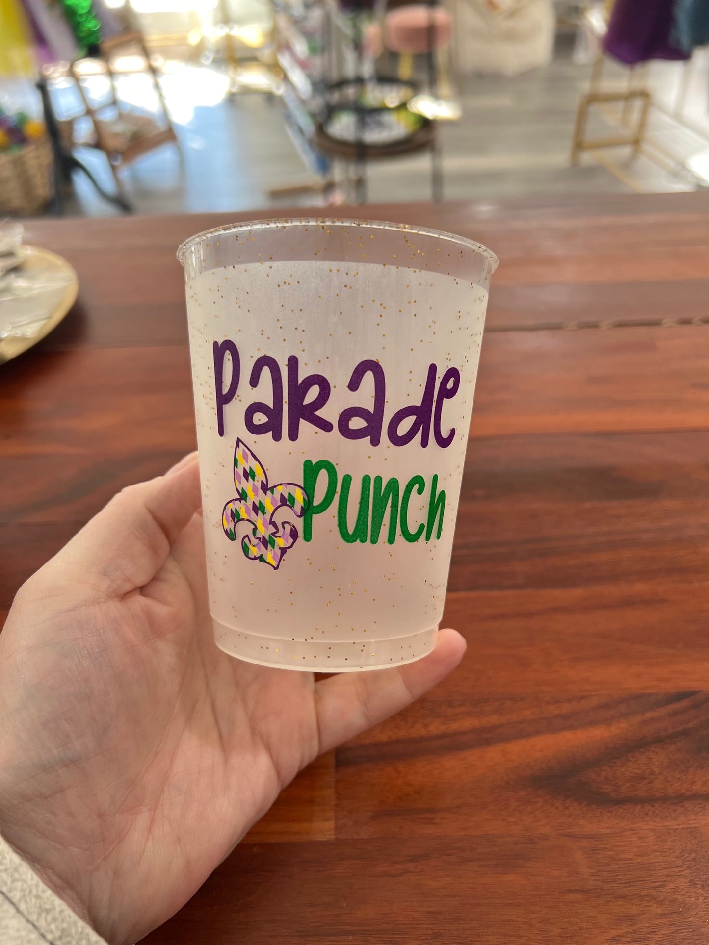 Mardi Gras Party Cups | Set of 10