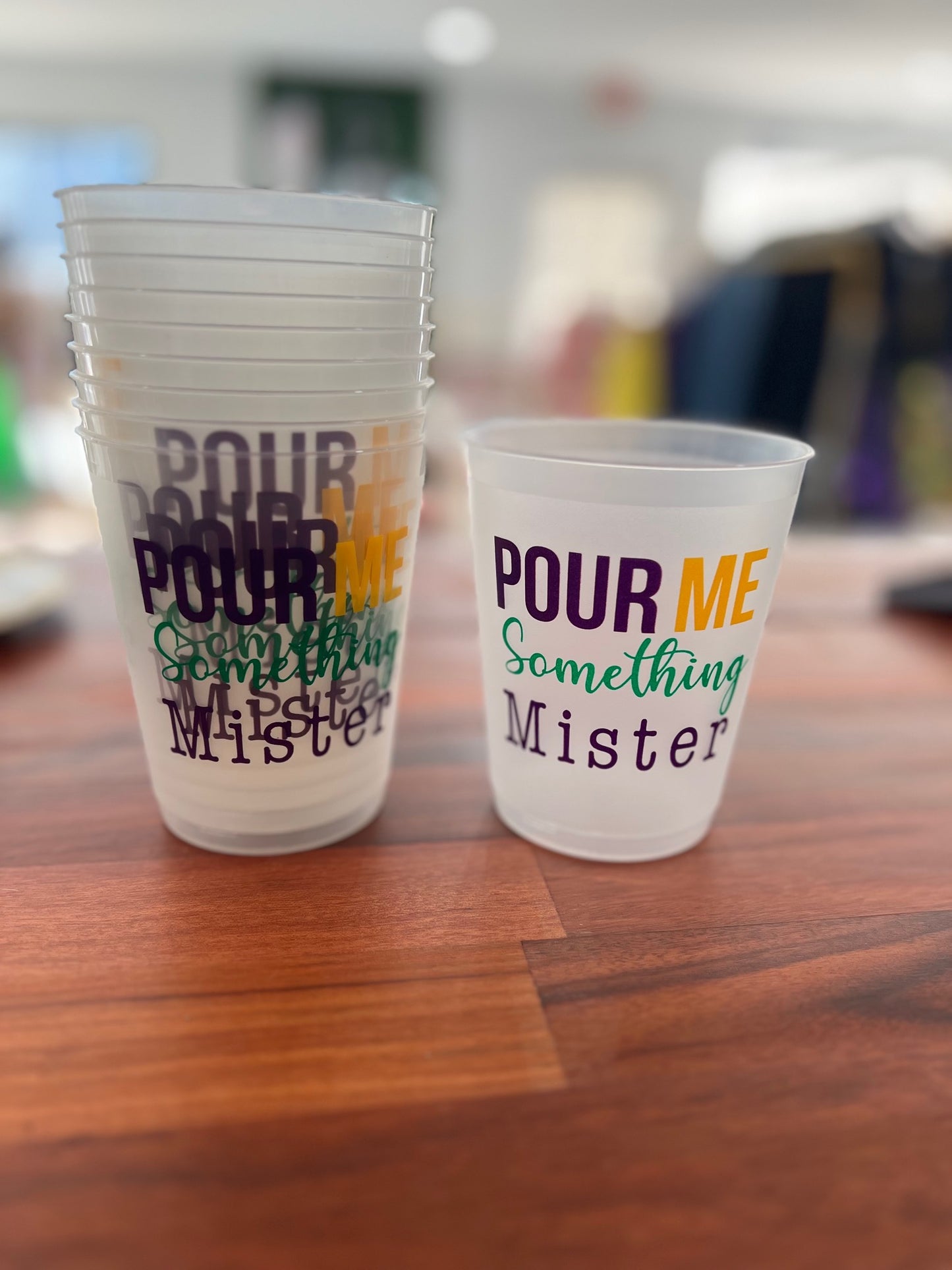 Mardi Gras Party Cups | Set of 10