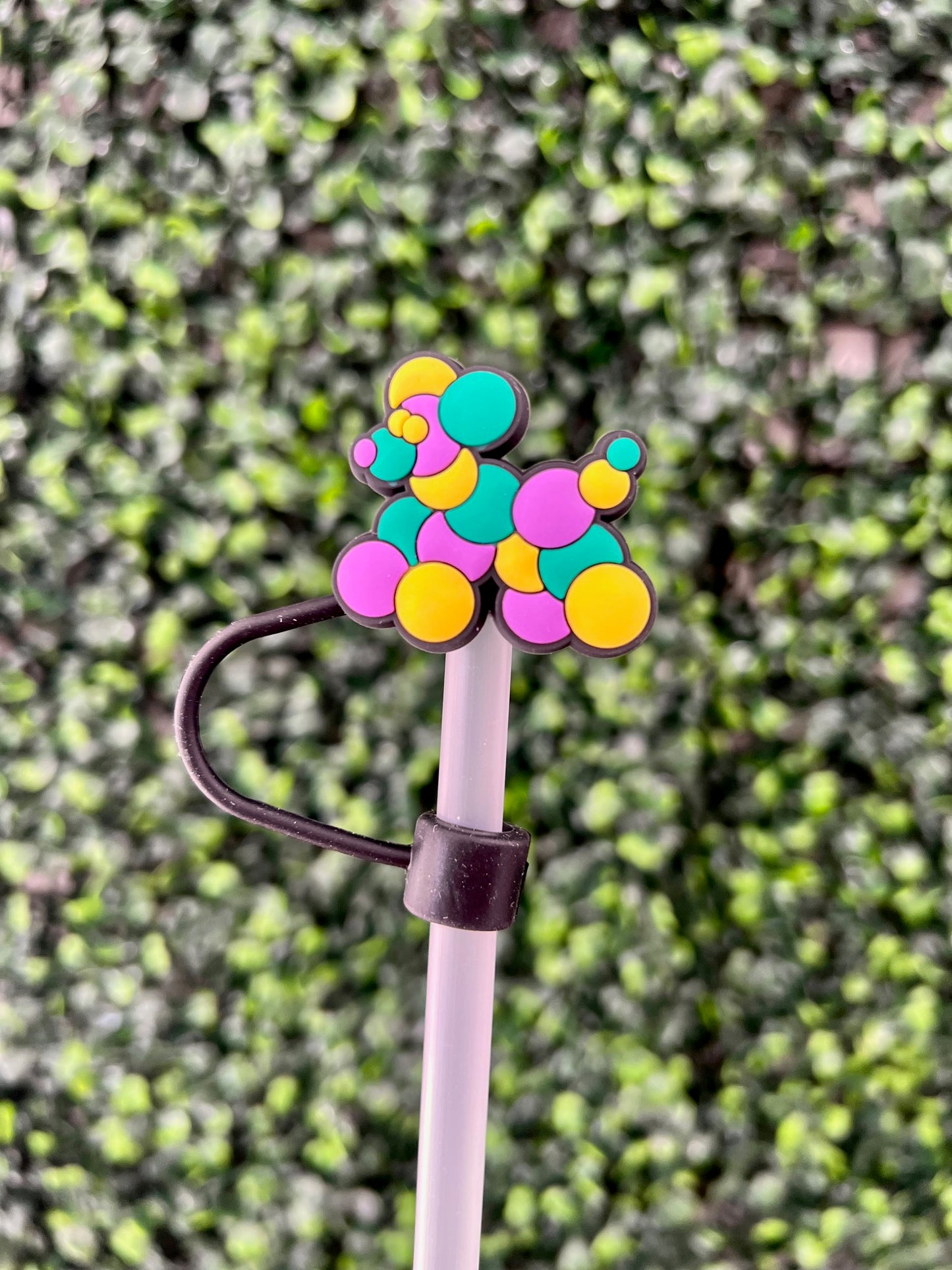Mardi Gras Straw Toppers | 10mm