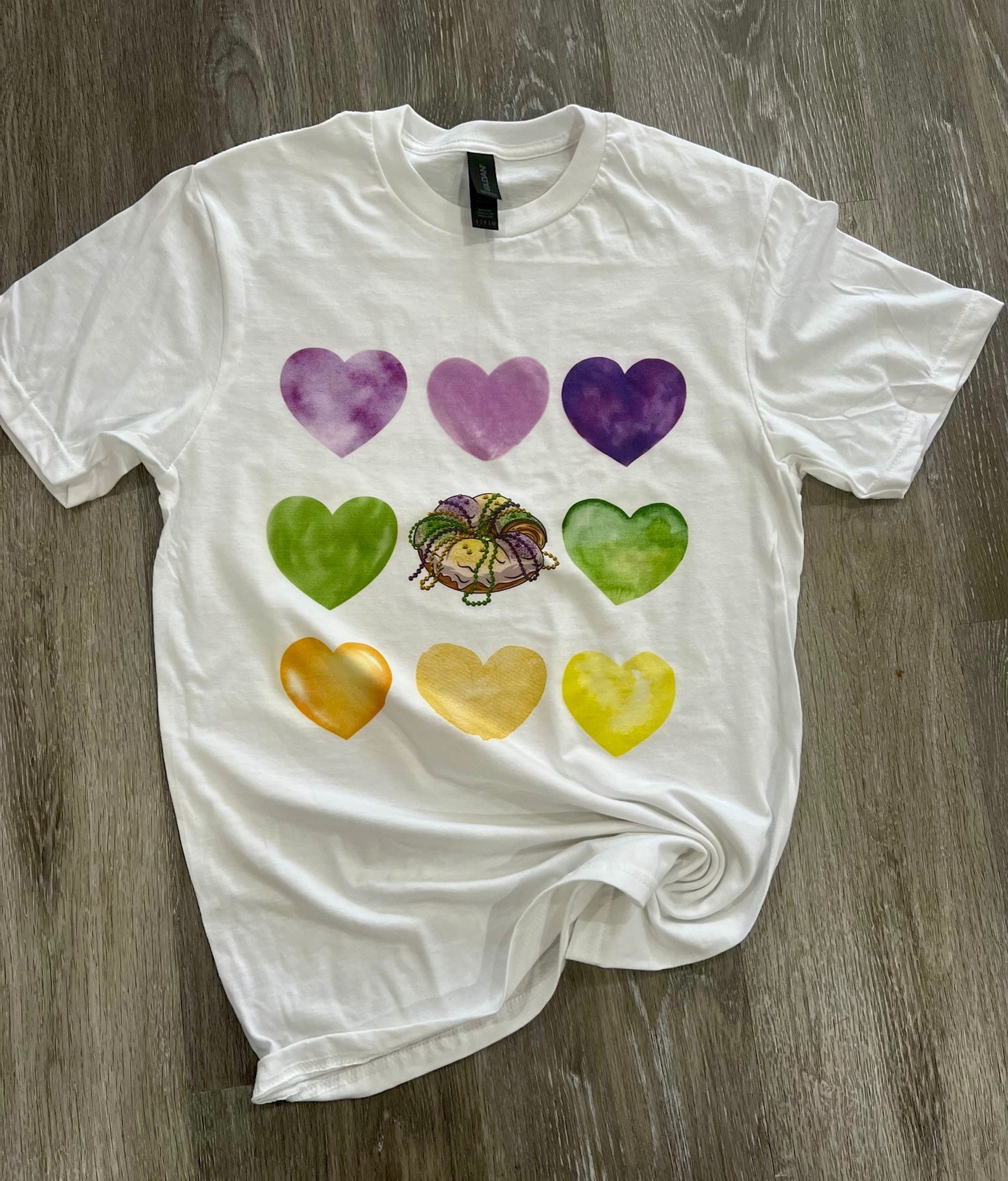 Mardi Gras Valentines T-shirt