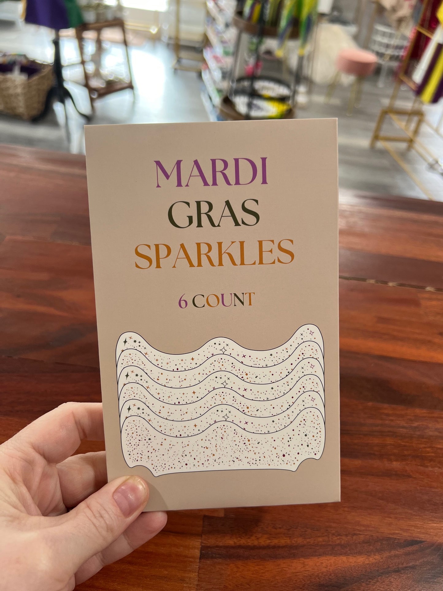 Mardi Gras Sparkles | 6ct