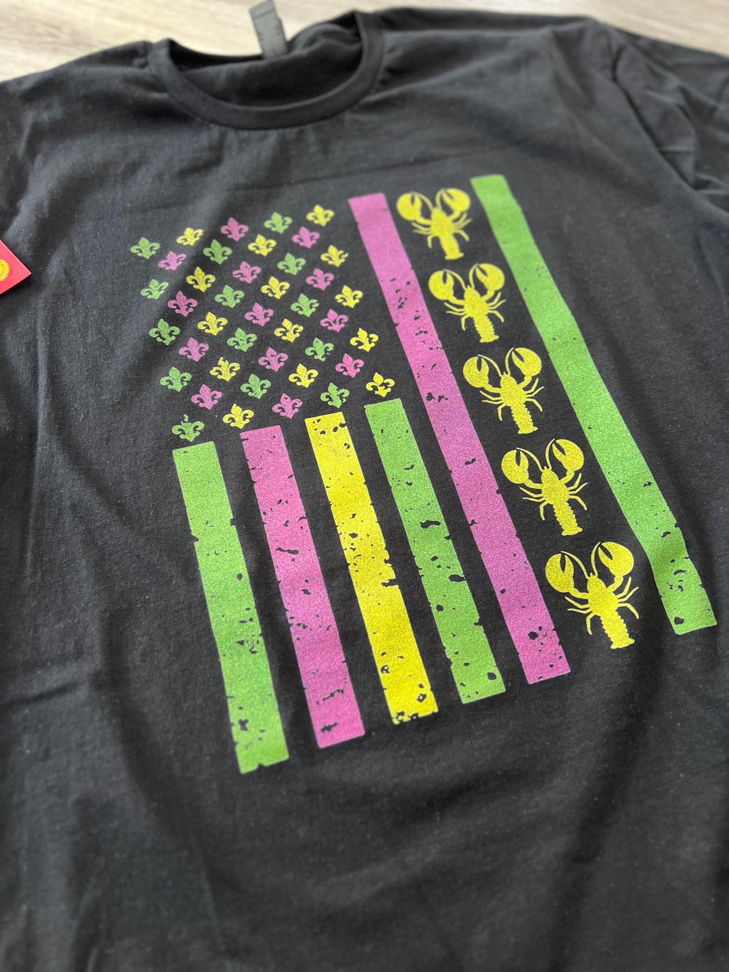 Mardi Gras Flag T-shirt
