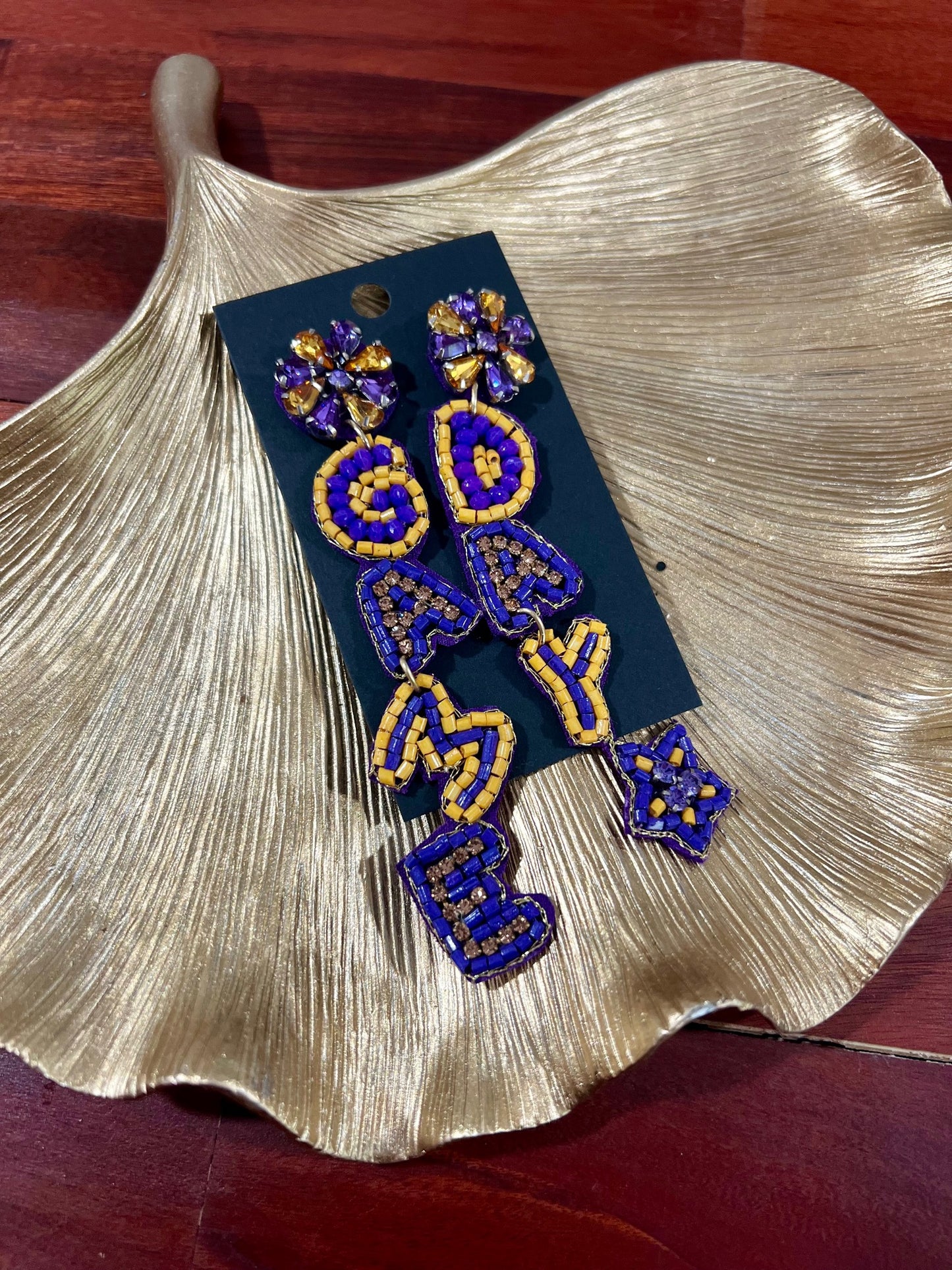 Game Day Dangle Earrings | School Spirit