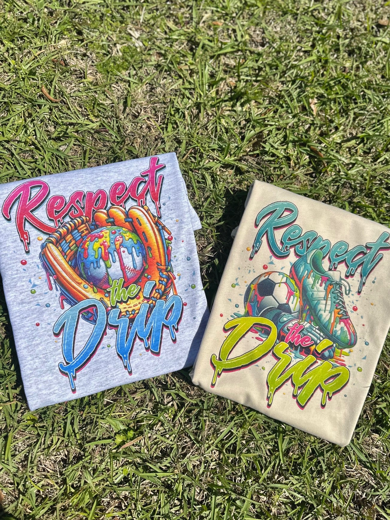 Respect Drip Sports Themed T-shirts