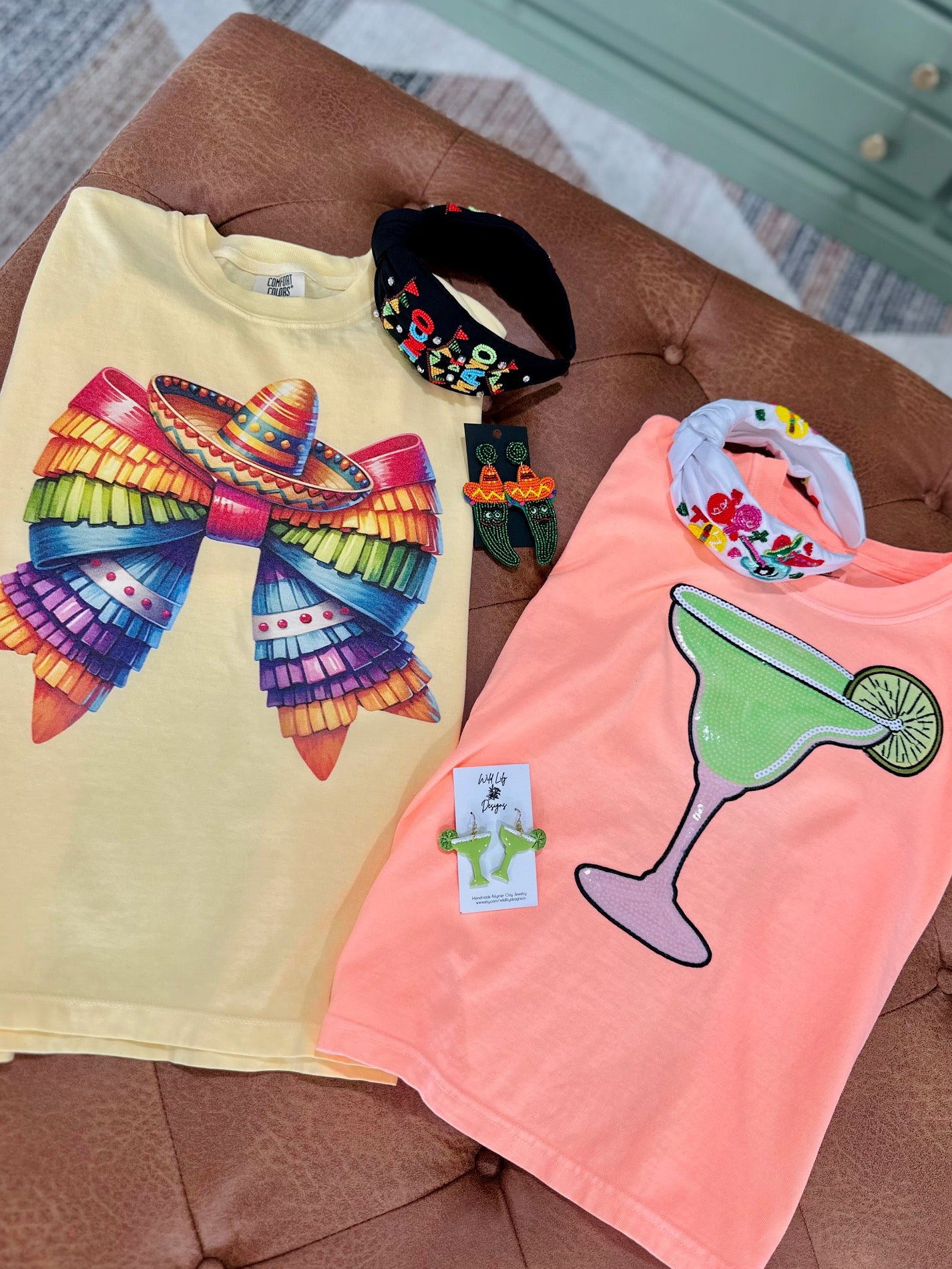 Fiesta Bow T-shirt | Cinco De Mayo