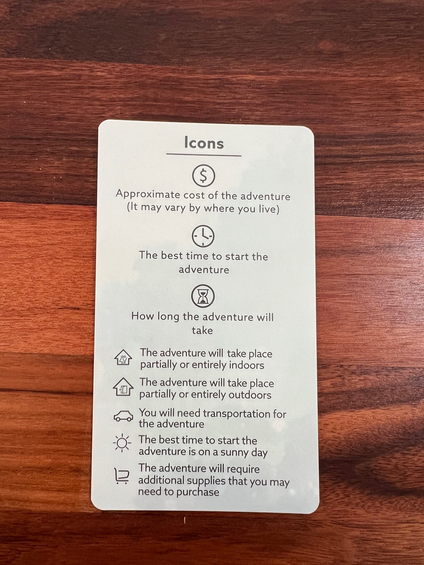 Date night Adventure Cards