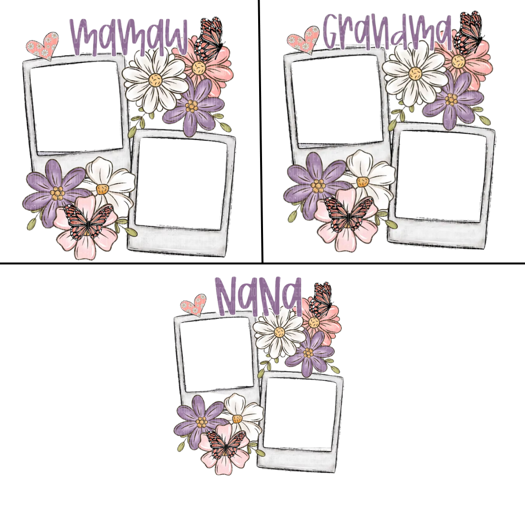 CUSTOM Mama polaroid T-shirt