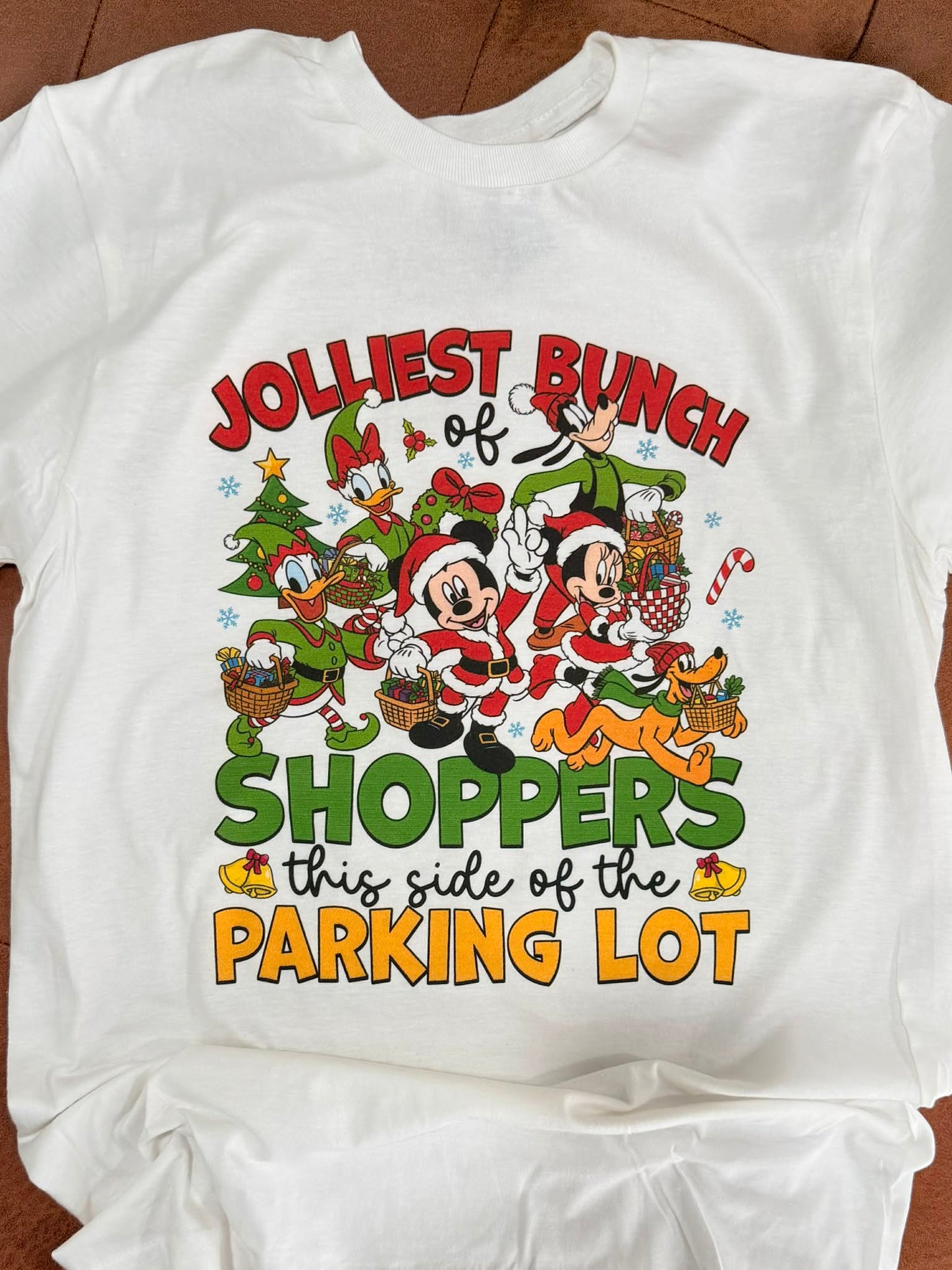 Jolliest bunch of shoppers