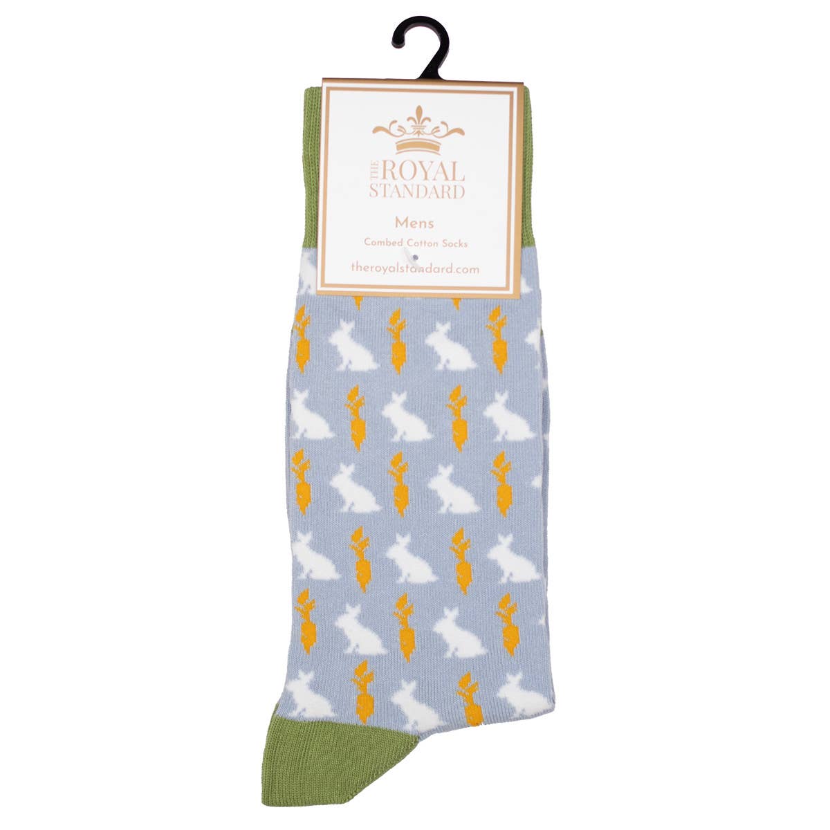 Men's Carrot Patch Socks Tan/Orange/White/Green One Size