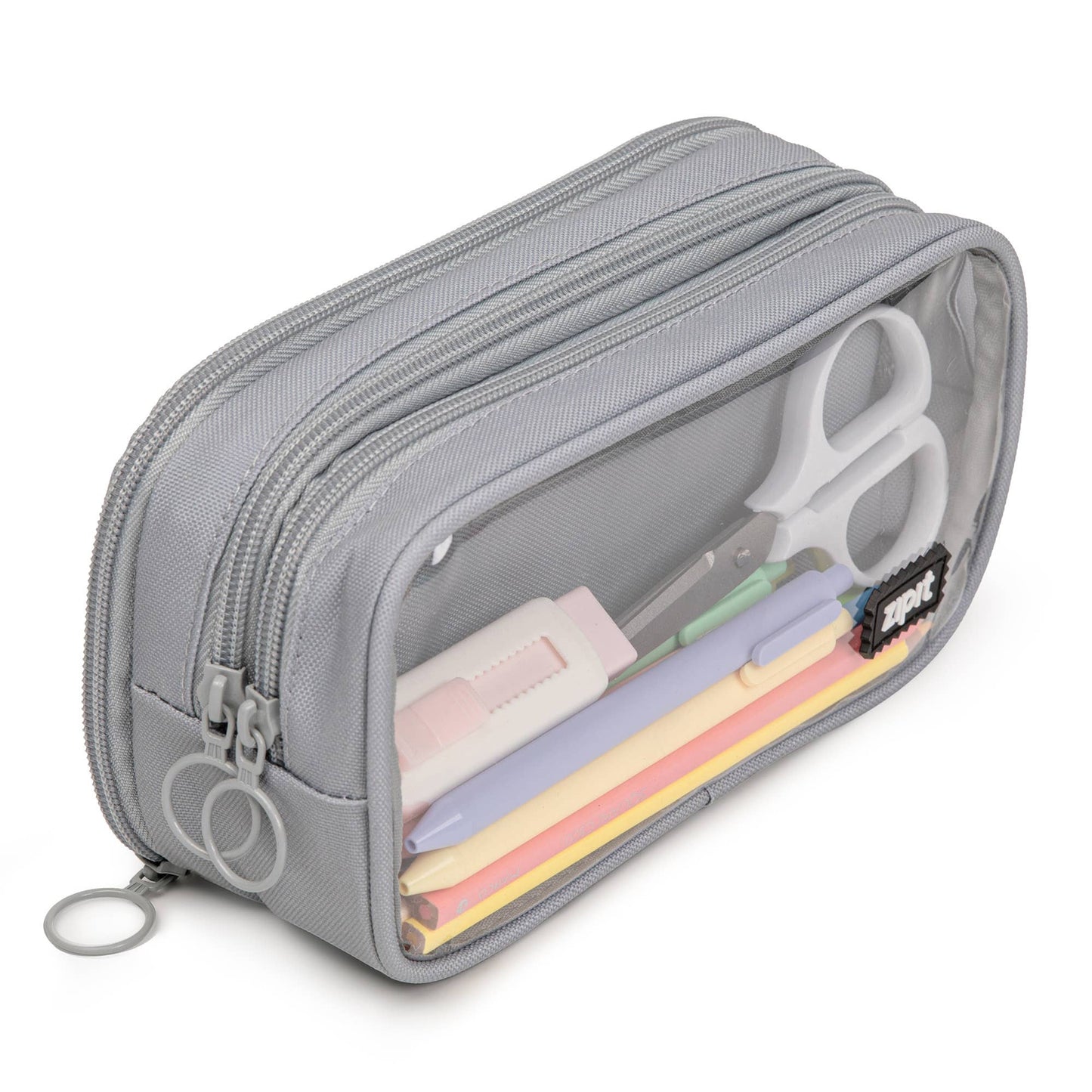 ZIPIT Half & Half Pencil Case, Aesthetic Pouch | Back to School