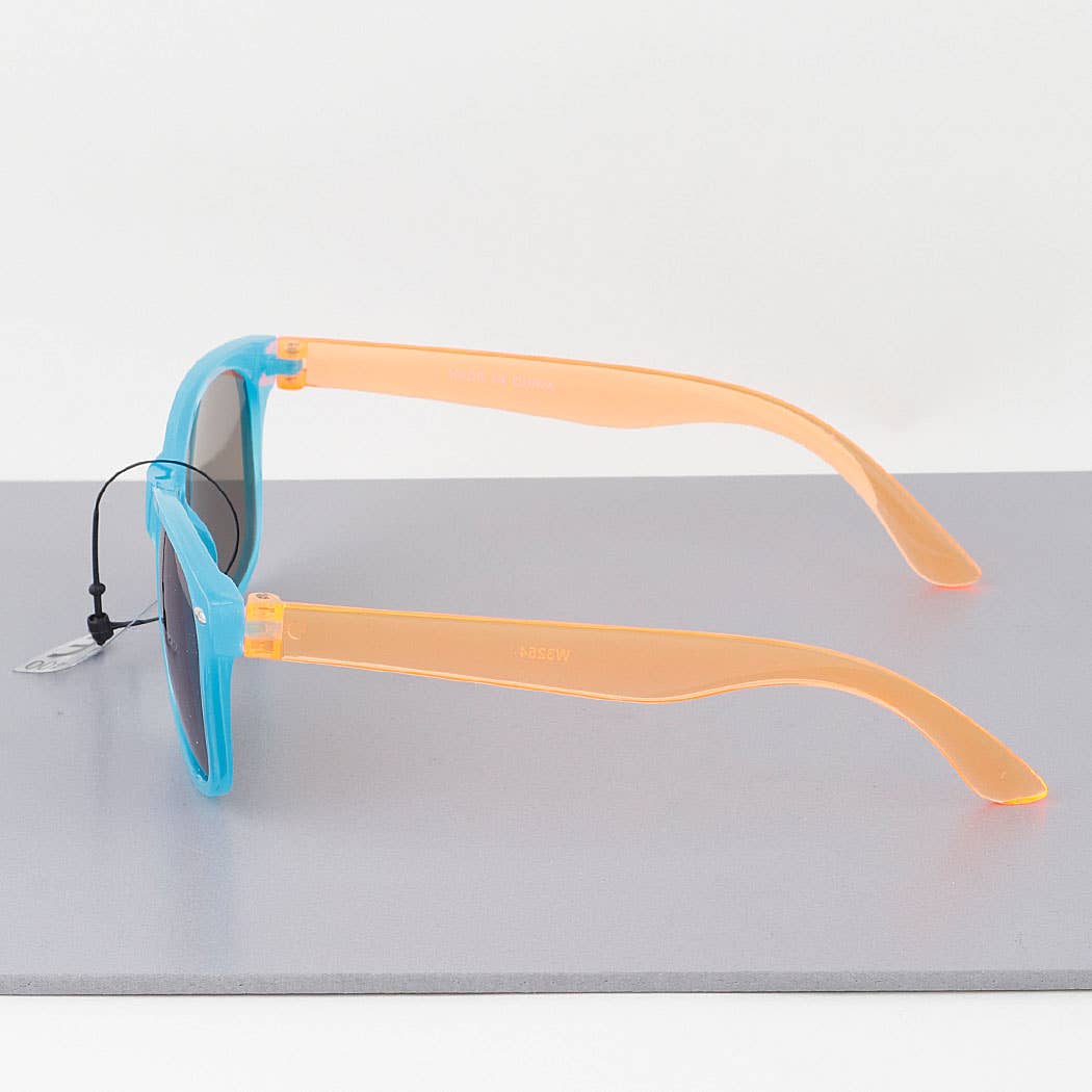KIDS Bright Two Toned Polycarbonate Sunglasses