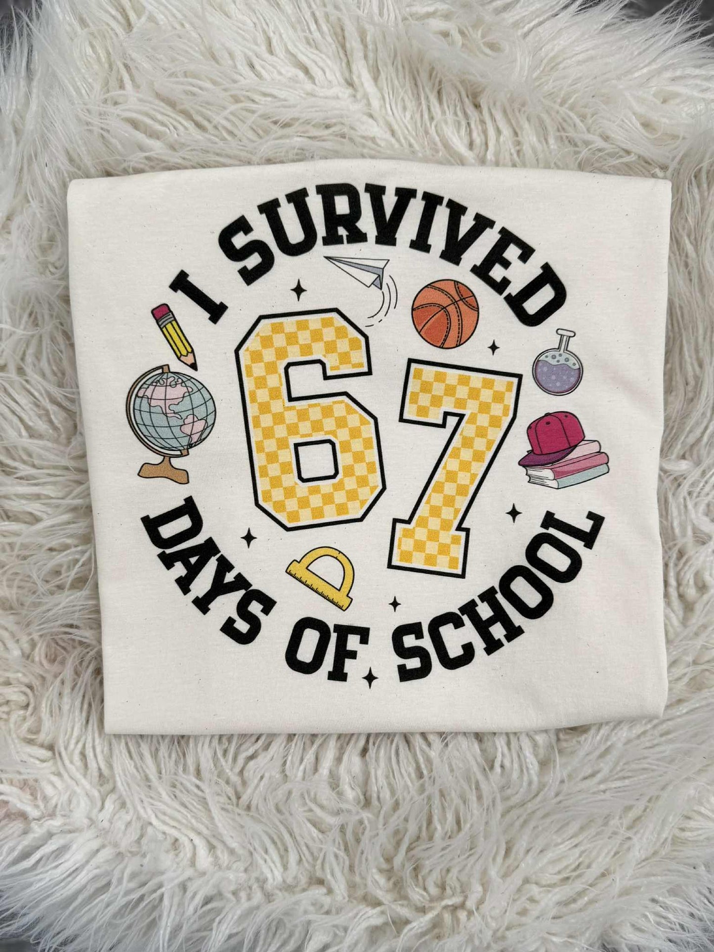 67 days of School tee