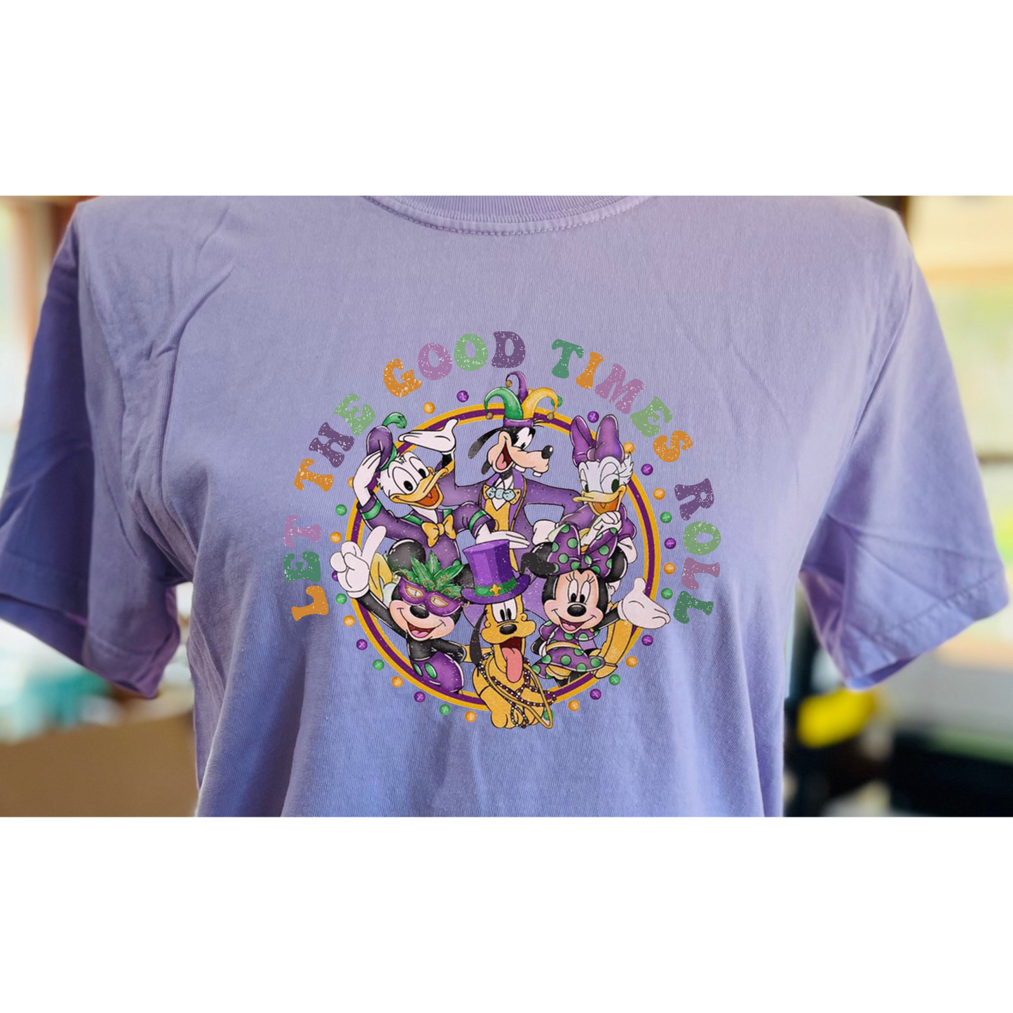 Let the good times roll Mardi Gras disney t-shirt