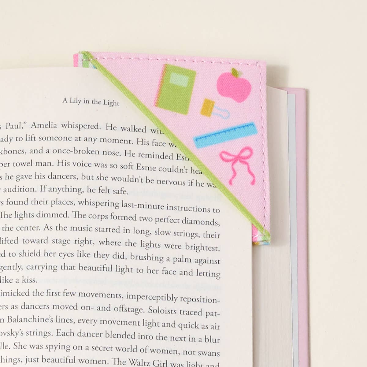 Corner Keeper Fabric Bookmark