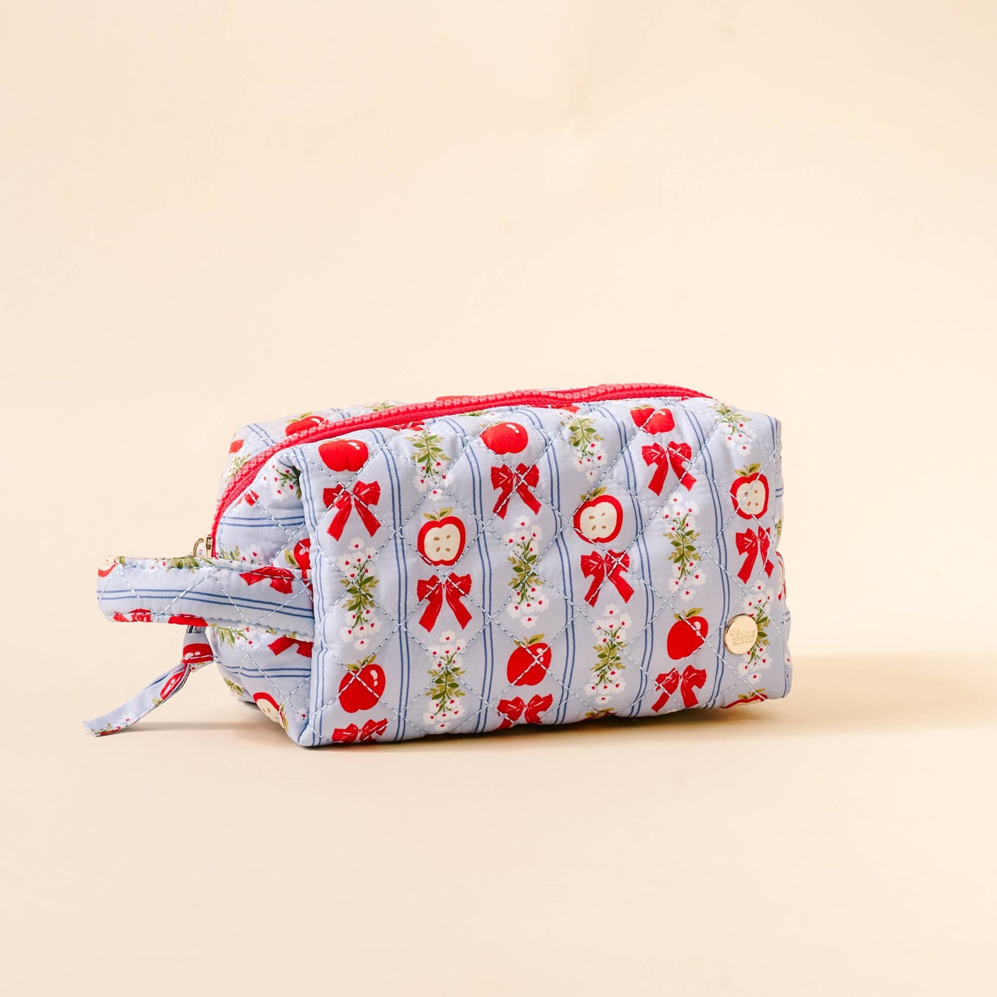 Essentials Quilted Cosmetic Pouch-Oh So Orchard