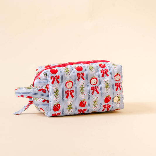 Essentials Quilted Cosmetic Pouch-Oh So Orchard