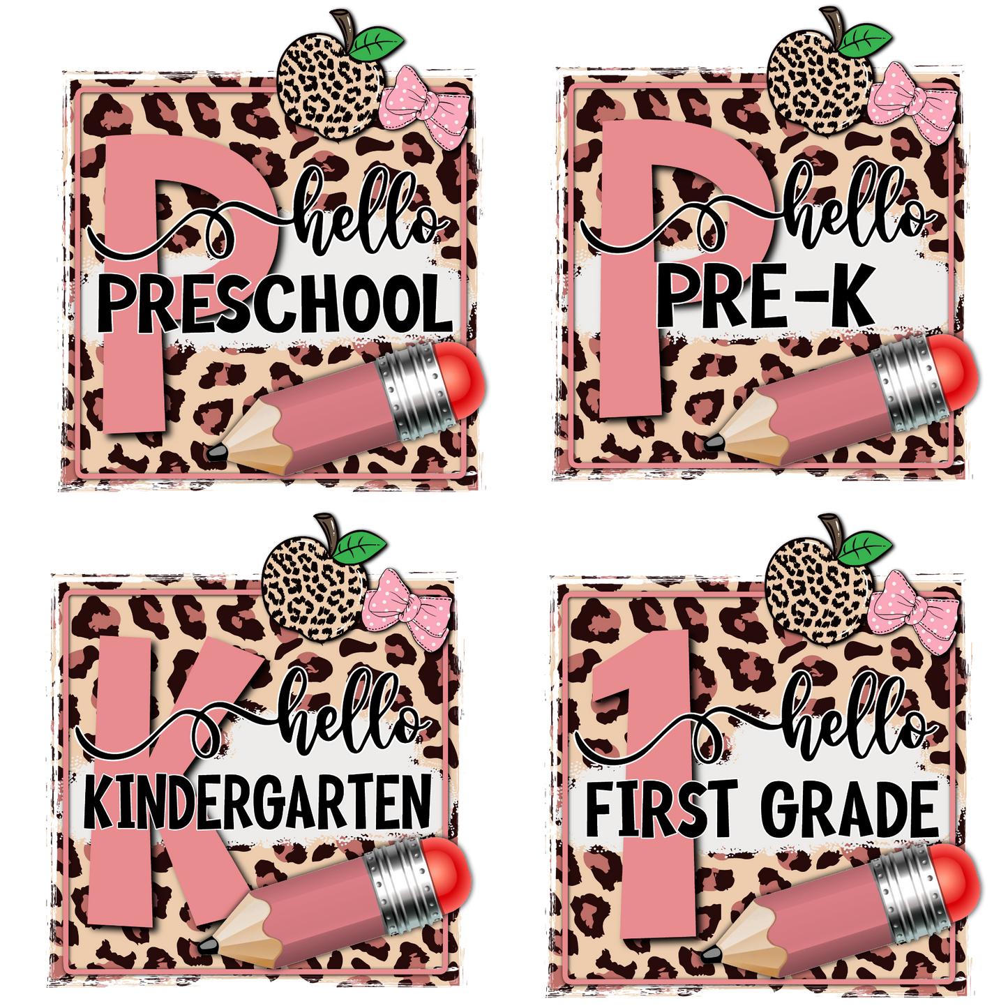 Kids Leopard School t-shirt