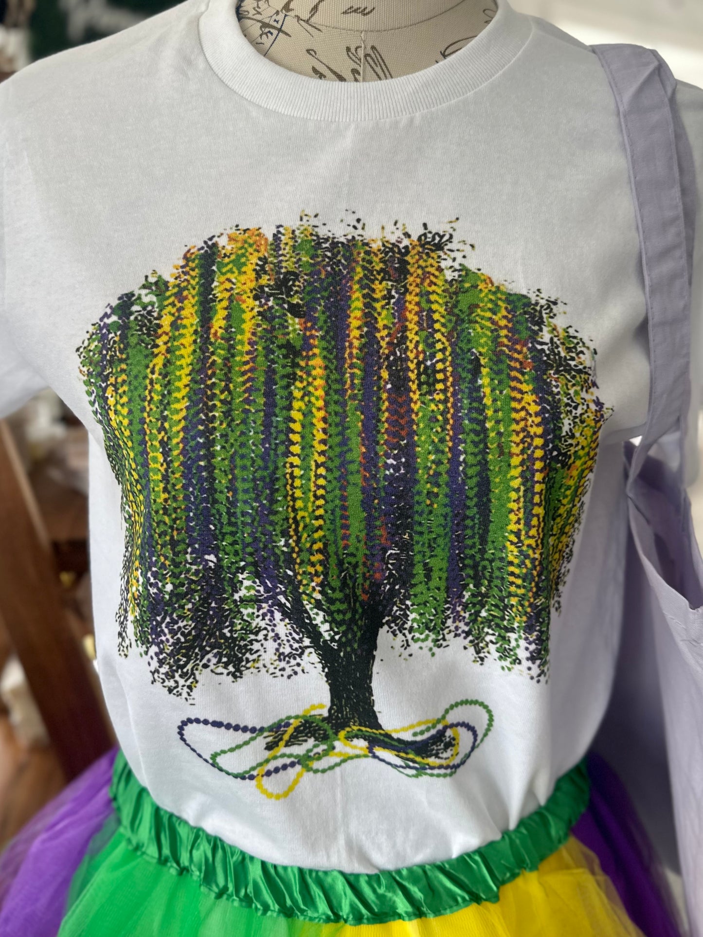 Mardi Gras Bead Tree