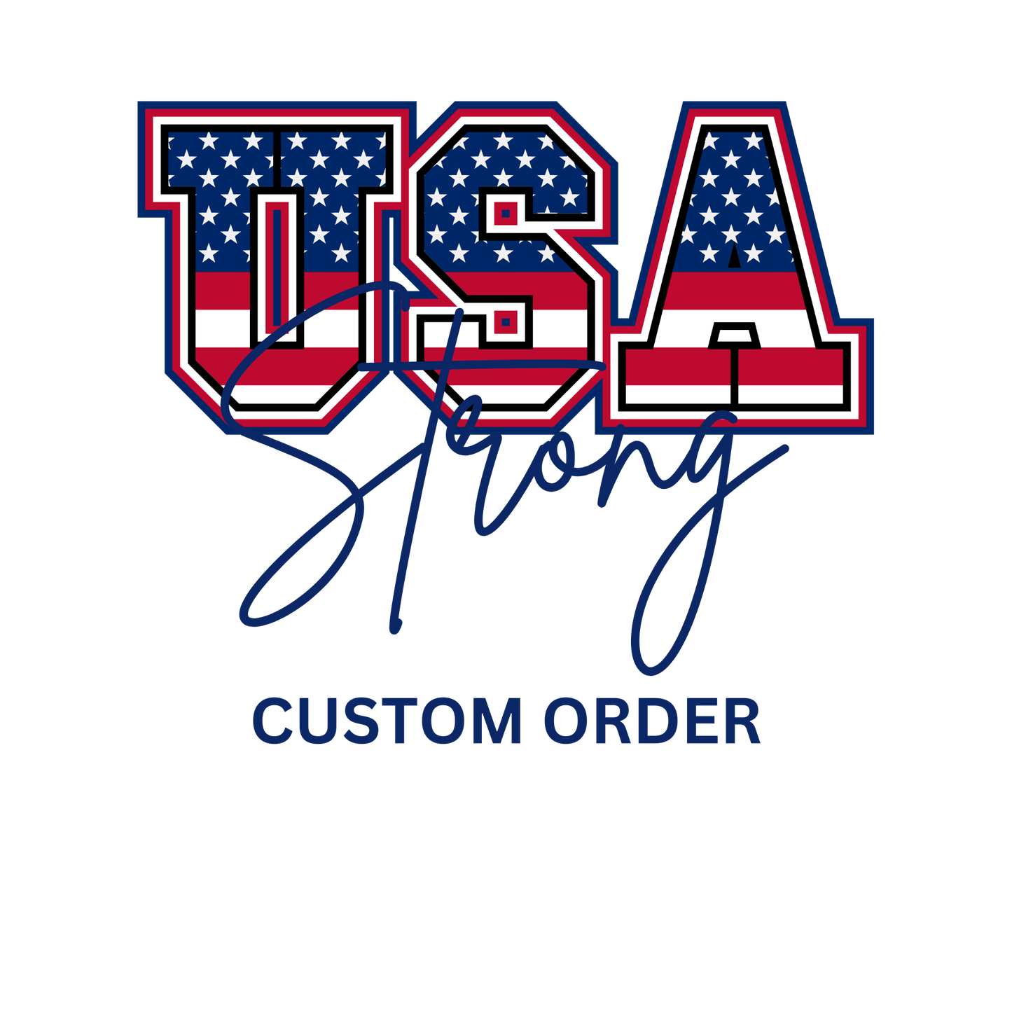 USA STRONG CUSTOM SHIRTS