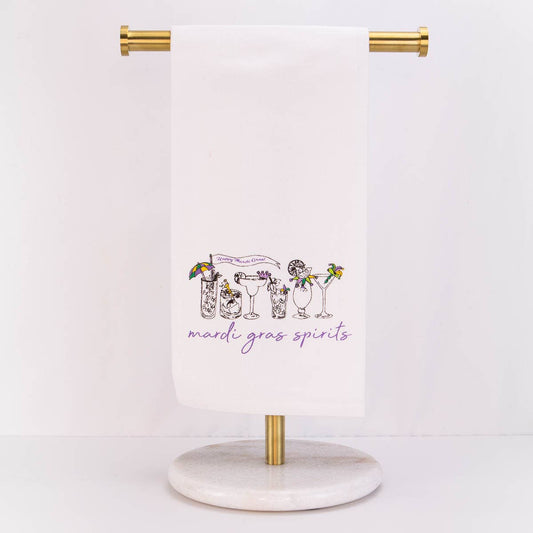 Mardi Gras Spirits Hand Towel
