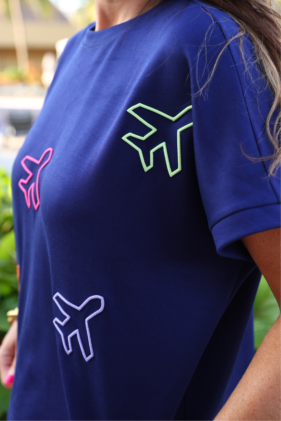 Around The World Embroidered Top