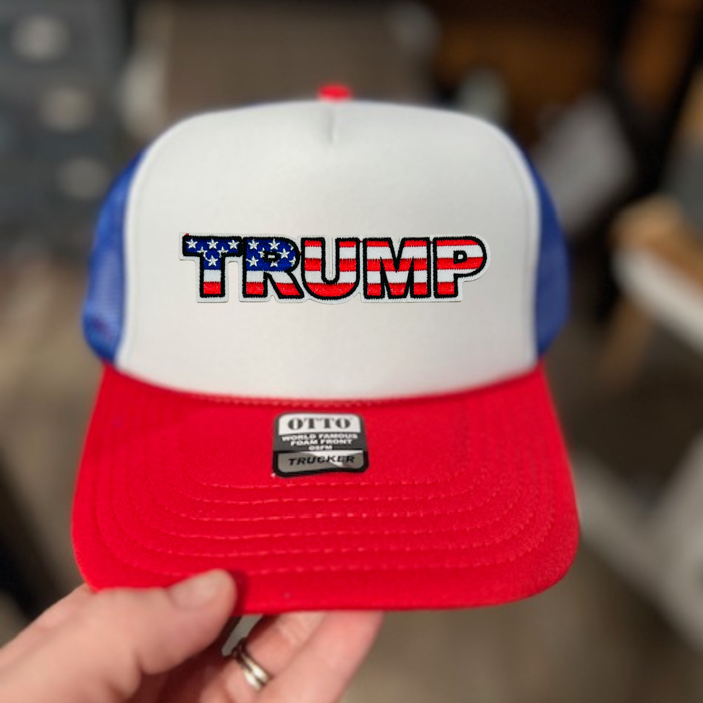 Trump Otto Trucker Hat | red, white and blue