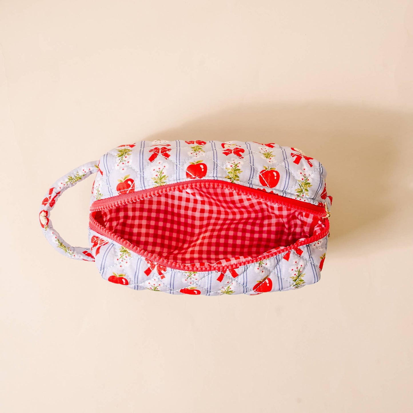 Essentials Quilted Cosmetic Pouch-Oh So Orchard