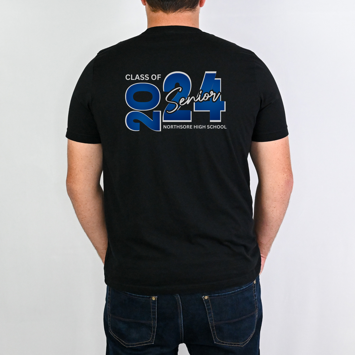 Guys custom senior 2024 t-shirt