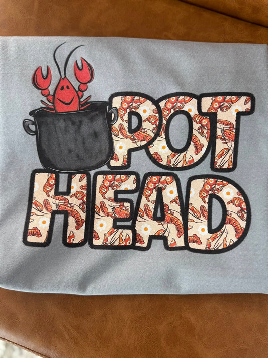 Pot Head crawfish tee