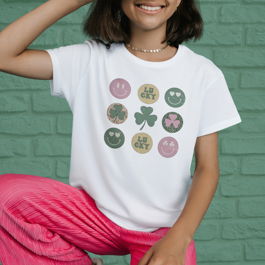 St. Patrick's Day Smilies t-shirt