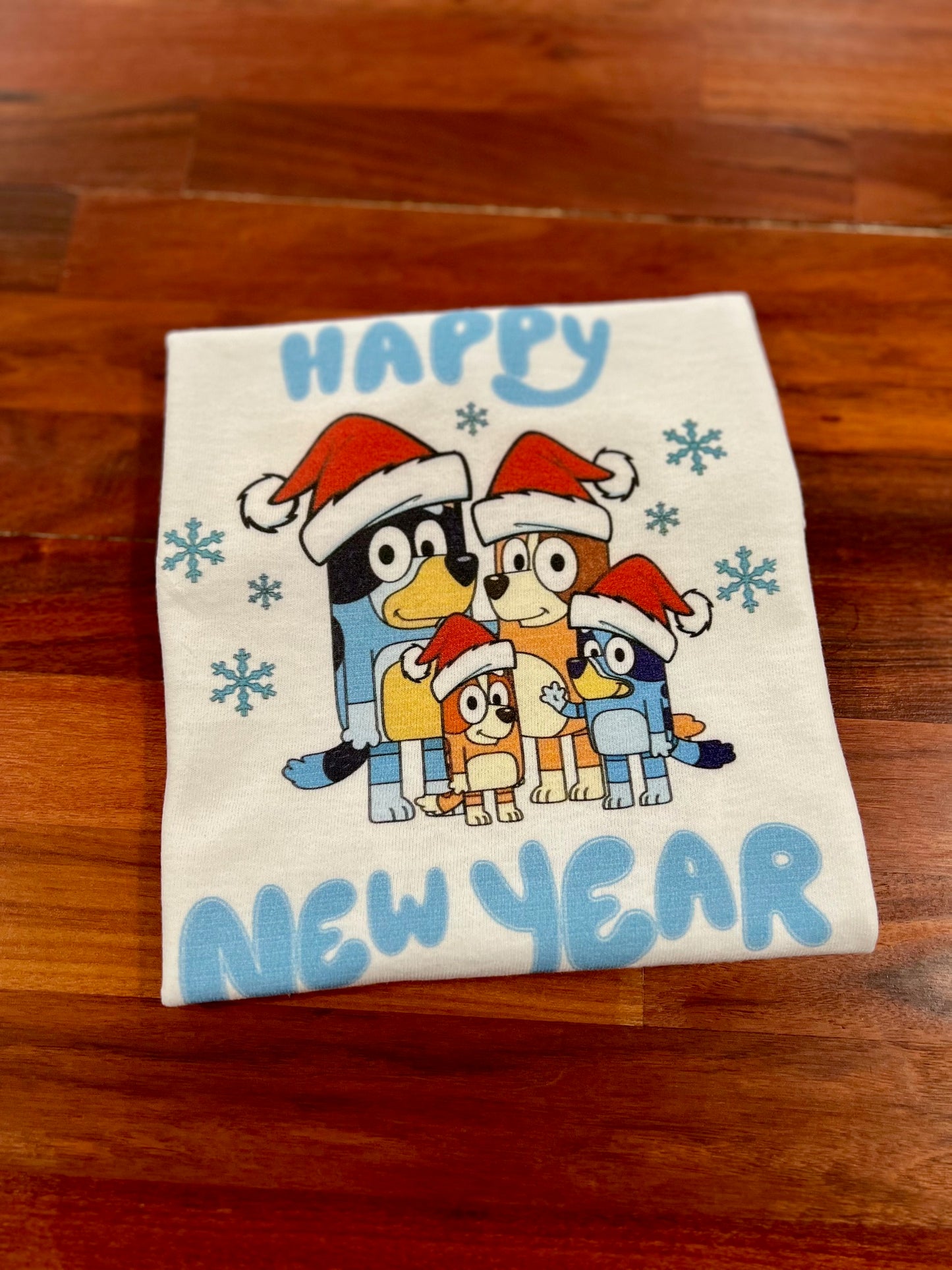 Happy New Year Bluey Toddler T-shirt