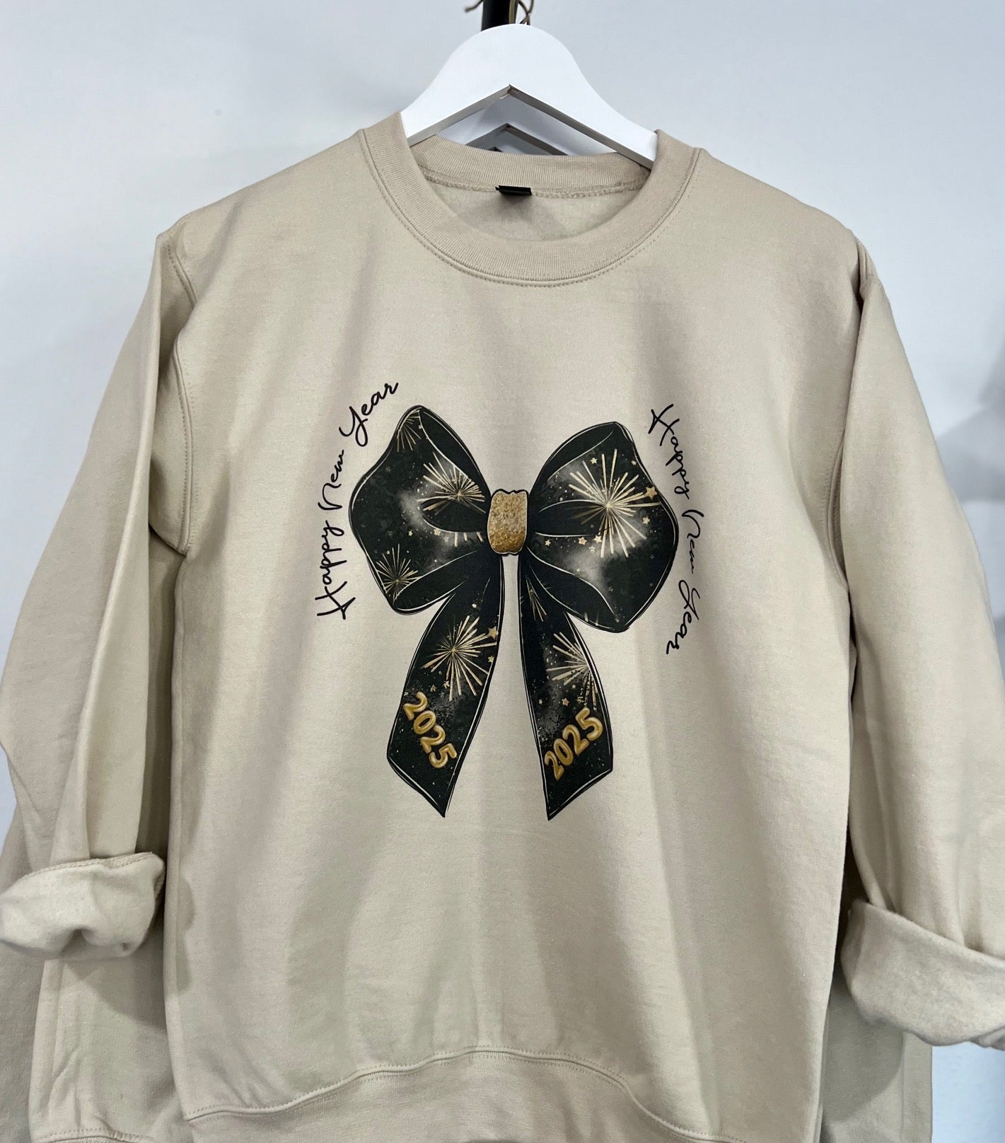 New Years Bow Sweatshirt