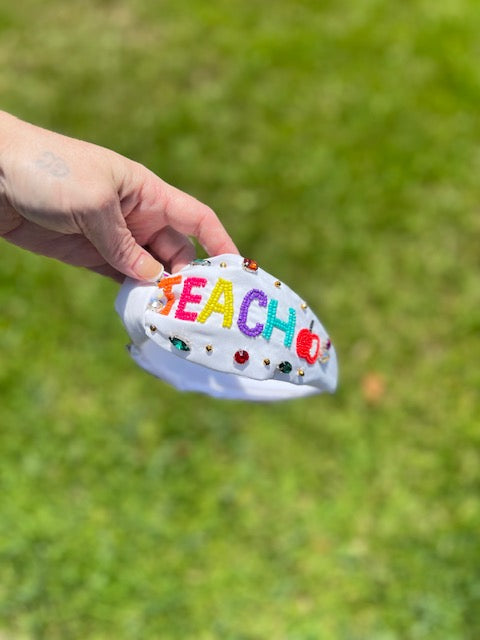 Teach Teacher Headbands/2 Color options